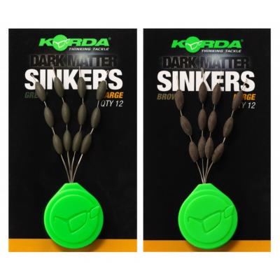 KORDA Dark Matter Sinkers Large (x12)