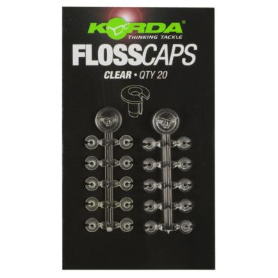 KORDA Floss Caps Clear (x20)
