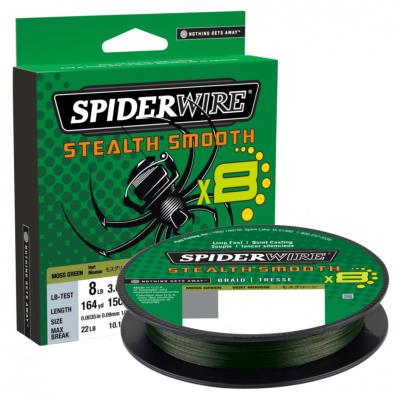 SPIDERWIRE New Stealth Smooth 8 Moss Green (150m)