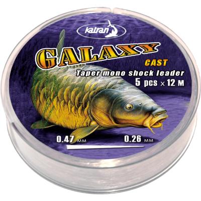 KATRAN Cast Tapered Mono Shock Leader Galaxy (x5)