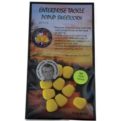 ENTERPRISE TACKLE Pop Up Sweetcorn Jaune / Tutti Frutti (x10)