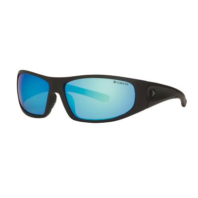 GREYS Lunettes Polarisantes G1 Matt Carbon / Blue Mirror