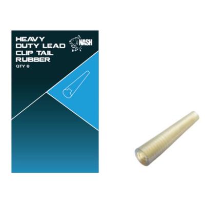 NASH Heavy Duty Lead Clip Tail Rubbers (x8)