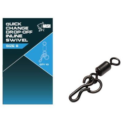 NASH Quick Change Drop Off Inline Swivel Size 8 (x10)