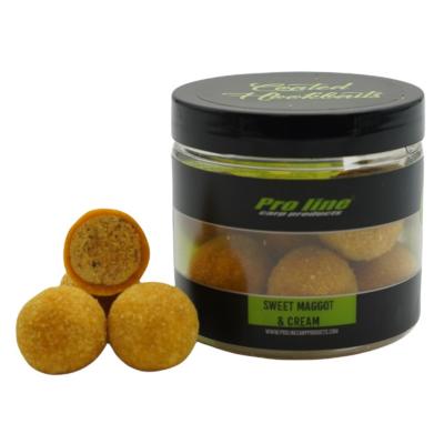 PRO LINE Coated Hookbaits Core Sweet Maggot & Cream 15mm