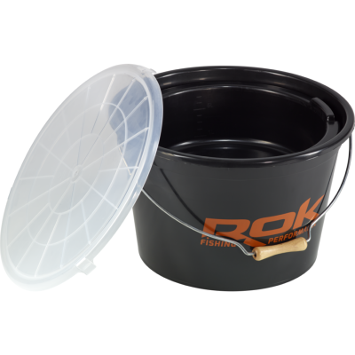 ROK Kit Amorçage Noir 25L (Seau + Couvercle + Cuvette)