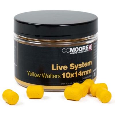 CC MOORE Live System Dumbell Wafters Yellow 10x15mm (x65)